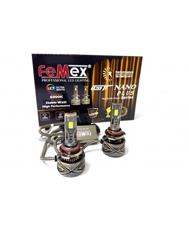 Femex GT Nano Plus Csp LUMILED ROYAL Chipset Radyatör Soğutmalı HB3 9005 Led Xenon Led Headlight