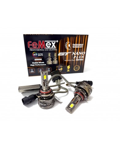 Femex GT Nano Plus Csp LUMILED ROYAL Chipset Radyatör Soğutmalı HıR2 9012 Led Xenon Led Headlight
