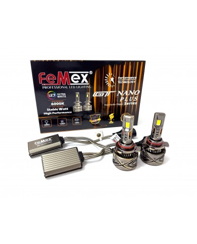 Femex GT Nano Plus Csp LUMILED ROYAL Chipset Radyatör Soğutmalı HıR2 9012 Led Xenon Led Headlight