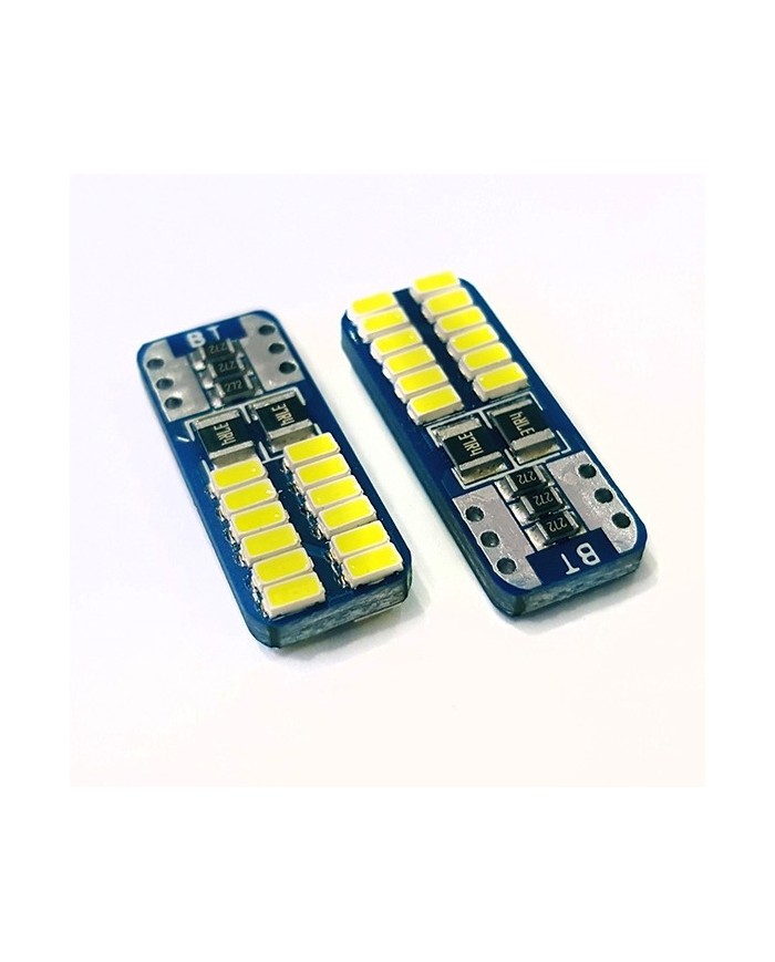 FEMEX Premium T10 24 Smd 4014 Chip Mini Yassı Led Ampul Aktif Canbus