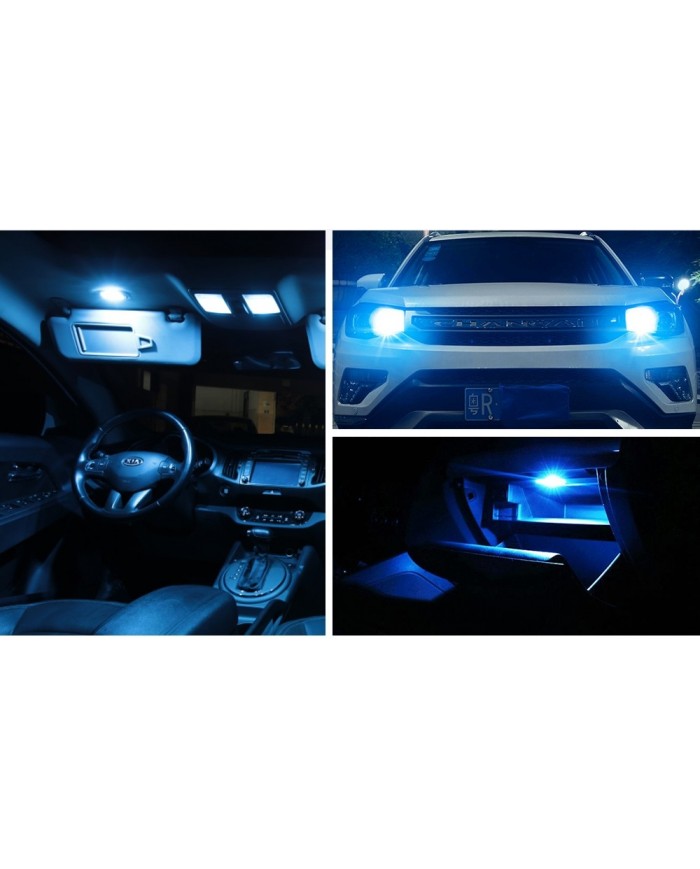 FEMEX Platinum Turkuaz T10 12 Smd 3030 Chip Led Ampul Aktif Canbus