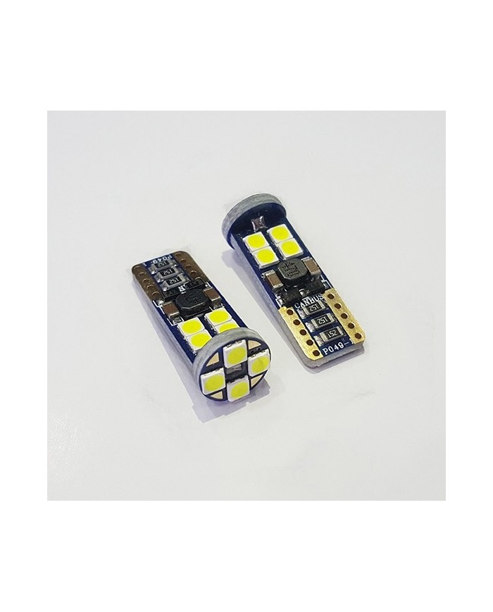 FEMEX Platinum Turkuaz T10 12 Smd 3030 Chip Led Ampul Aktif Canbus