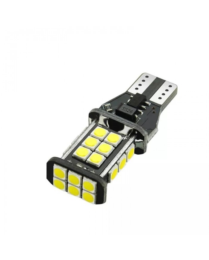 FEMEX Platinum Beyaz T15 24 Smd 3030 Chip Led Ampul Aktif Canbus