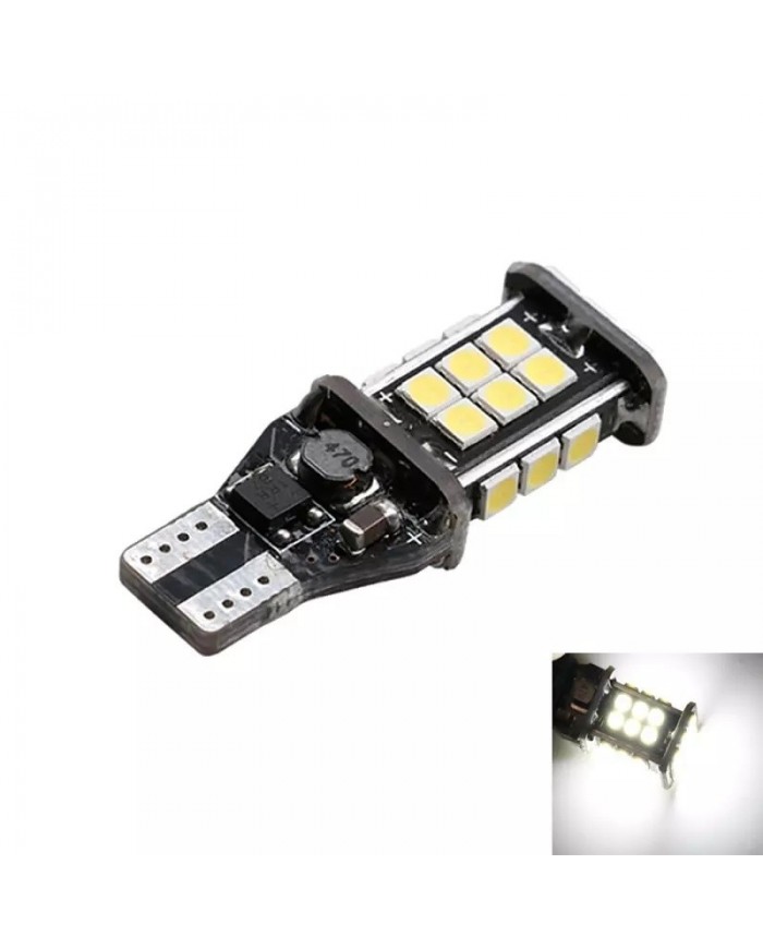 FEMEX Platinum Beyaz T15 24 Smd 3030 Chip Led Ampul Aktif Canbus