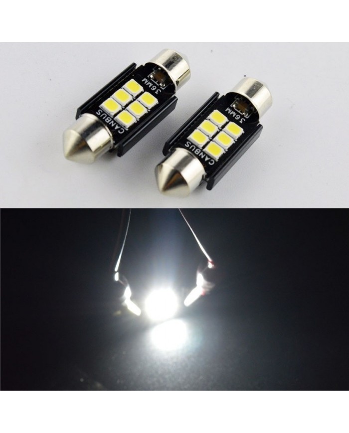 FEMEX Platinum 36mm Sofit 6 Smd 3030 Chip Led Ampul Aktif Canbus