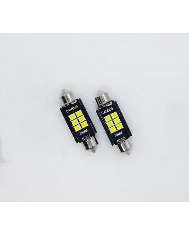 FEMEX Platinum 39mm Sofit 6 Smd 3030 Chip Led Ampul Aktif Canbus