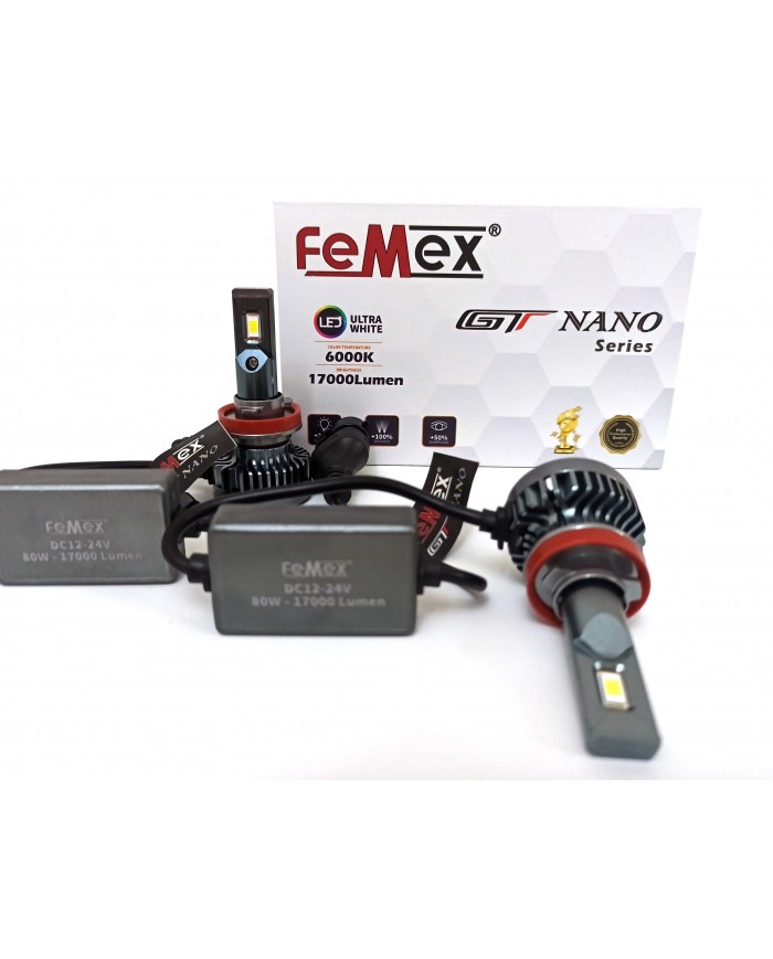 FEMEX GT NANO Csp Force H11 Led Xenon Led Headlight