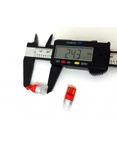 FEMEX T10 1smd 3030 Chipset Mini Kırmızı Led Ampul Aktif Canbus