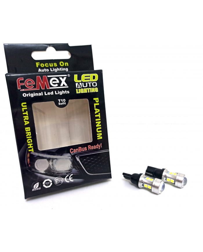 FEMEX Platinum T10 10smd 3030 Chipset Mercekli Power Led Ampul