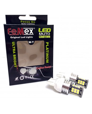 FEMEX T20 7440/7443 Tek Duy / Çift Duy Led Ampul Beyaz Parlak
