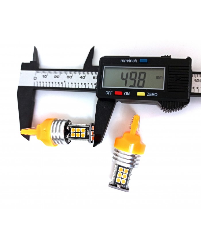 FEMEX T20 7440/7443 Tek Duy / Çift Duy Led Ampul Turuncu Parlak