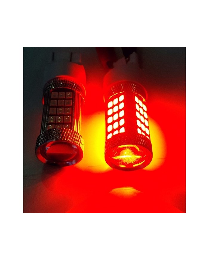 FEMEX Premium T20 7440/7443 9W Tek Duy / Çift Duy Led Ampul Kırmızı 2835 Chip 66smd Ultra Parlak Mercekli