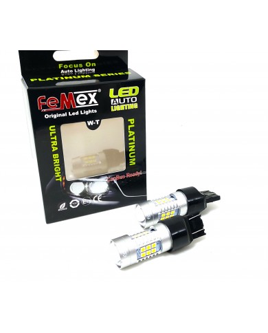 FEMEX Platinum T20 7440/7443 15W Tek Duy / Çift Duy Led Ampul Beyaz Mercekli Ultra Parlak