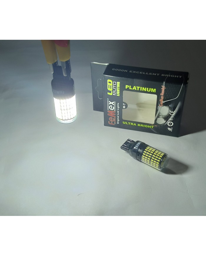 FEMEX Platinum T20 7440/7443 9W Tek Duy / Çift Duy Led Ampul Beyaz 4014Chip 144smd Ultra Parlak