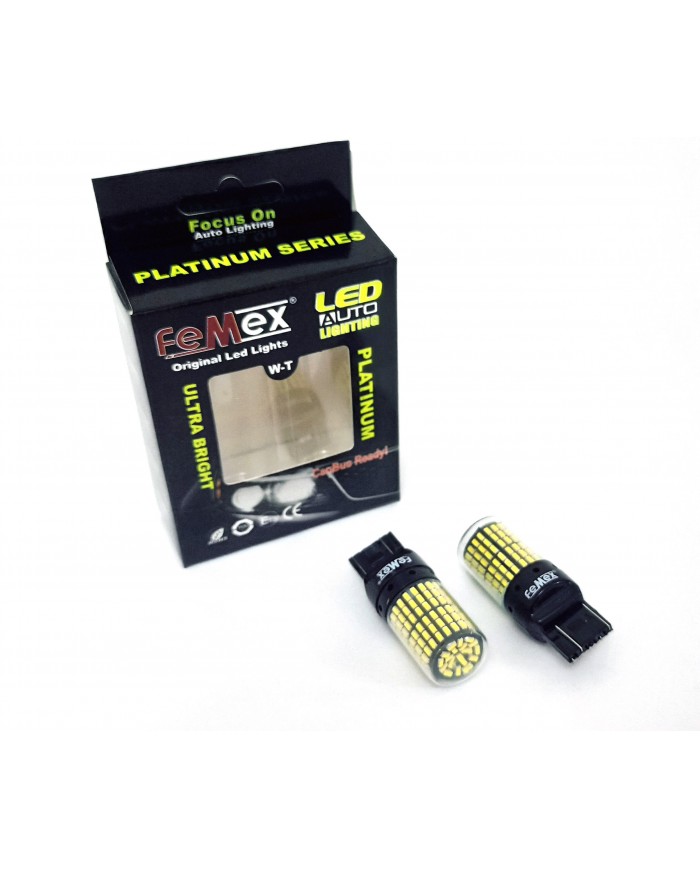 FEMEX Platinum T20 7440/7443 9W Tek Duy / Çift Duy Led Ampul Beyaz 4014Chip 144smd Ultra Parlak