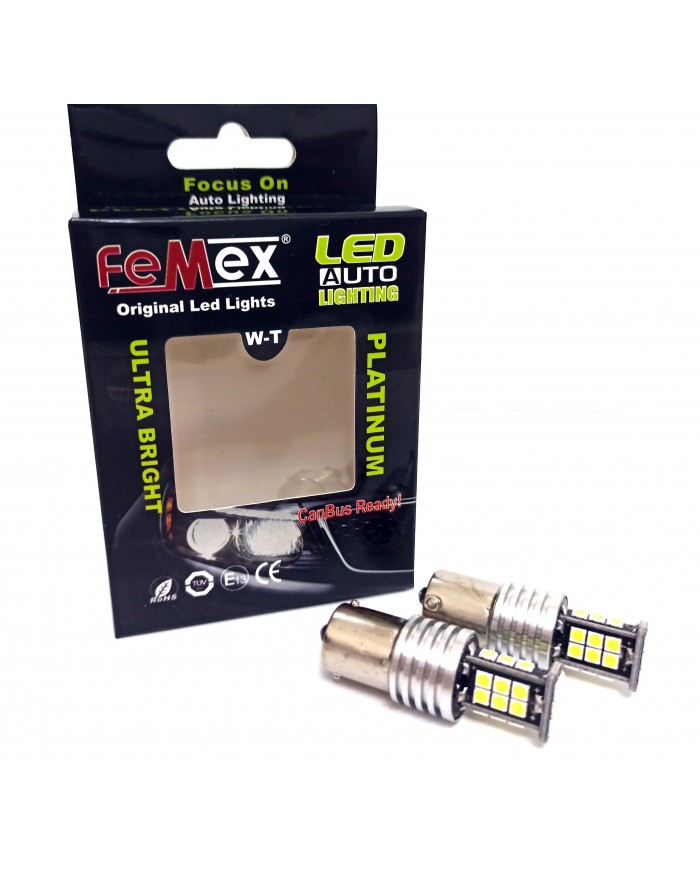 P21W 1156 Tek Duy Led Ampul Beyaz 3030 Chip Parlak