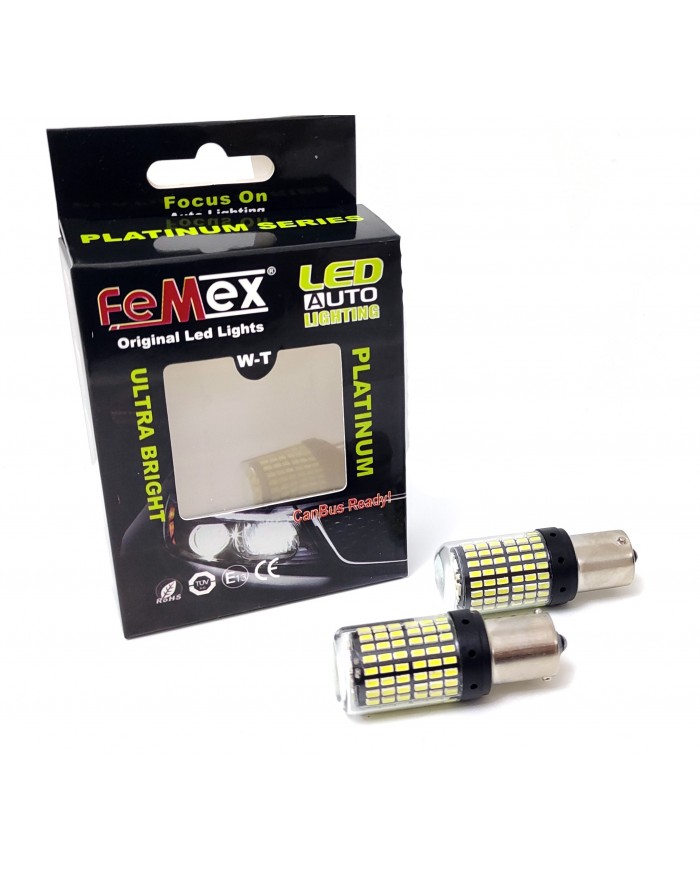 FEMEX Platinum P21W 1156 21W Geri Vites Led Ampul Beyaz Arıza Işığı Yakmaz