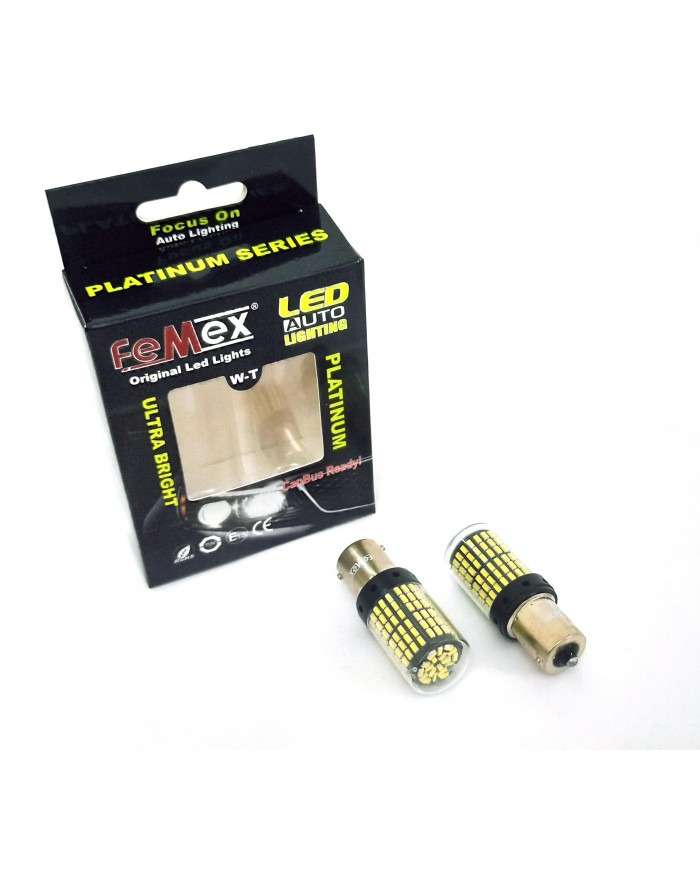 FEMEX Paltinum P21W 1156 9W Tek Duy Led Ampul Beyaz 4014 Chip 144smd Ultra Parlak