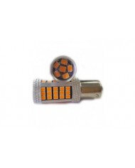 P21W 1156 9W Tek Duy Led Ampul Turuncu 2835 Chip 66smd Ultra Parlak Mercekli