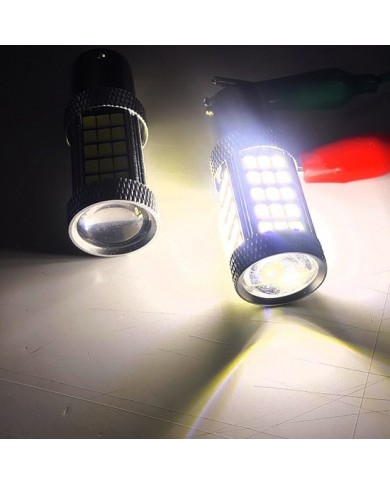 P21W 1156 9W Tek Duy Led Ampul Beyaz 2835 Chip 66smd Ultra Parlak Mercekli