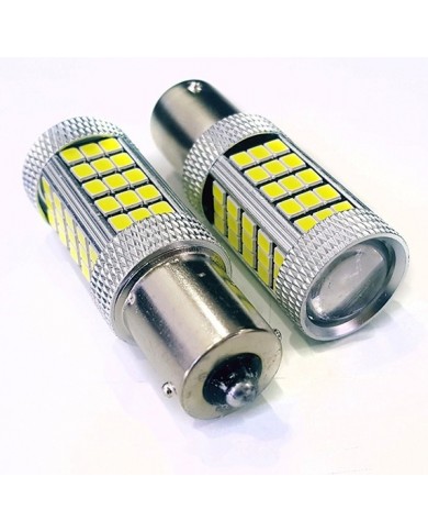 P21W 1156 9W Tek Duy Led Ampul Beyaz 2835 Chip 66smd Ultra Parlak Mercekli