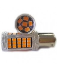 PY21W 1156 9W BAU15S 150* Tek Duy Led Sinyal Ampul Turuncu 2835 Chip 66smd Ultra Parlak Mercekli