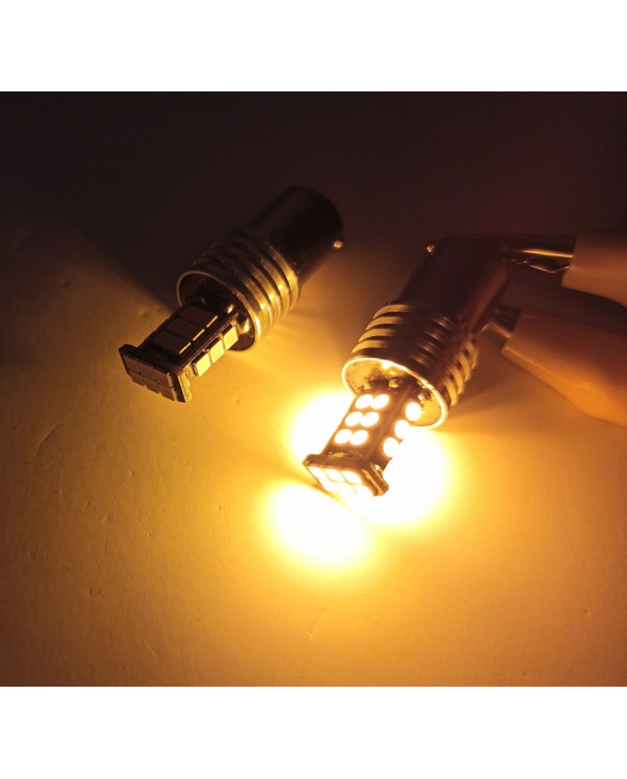 P21W 1156 Tek Duy Led Ampul Turuncu 3030 Chip Parlak