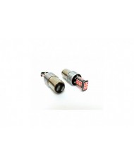 P21W 1157 Çift Duy Led Ampul Kırmızı 3030 Chip Parlak