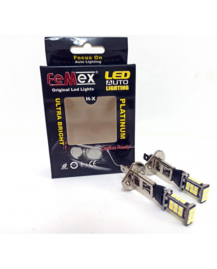 FEMEX Sis Led Ampul H1 3030 Chip Led Ampul Beyaz