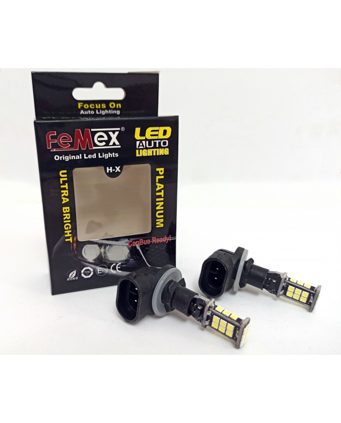 FEMEX H27 Sis Led Ampul Beyaz Renk Sadece Sis Farları İçin