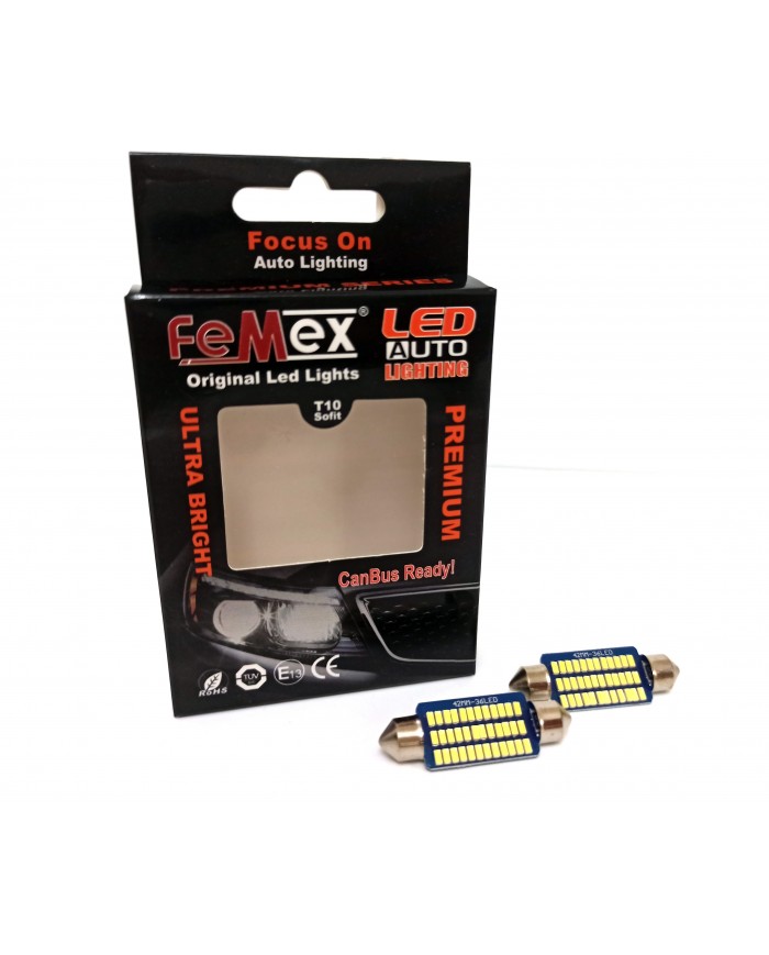 FEMEX Premium 4014 Chipset 21smd Sofit Led Ampul 41mm