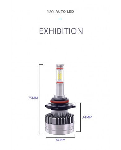 FEMEX 360* Csp Superior 4 Yönlü Cipset HB4 9006 Led Xenon Led Headlight